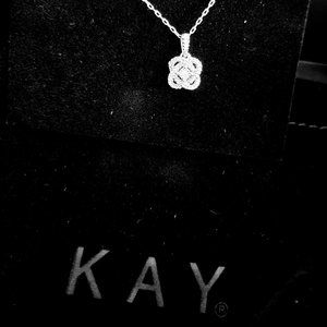 Kay diamond necklace in silver